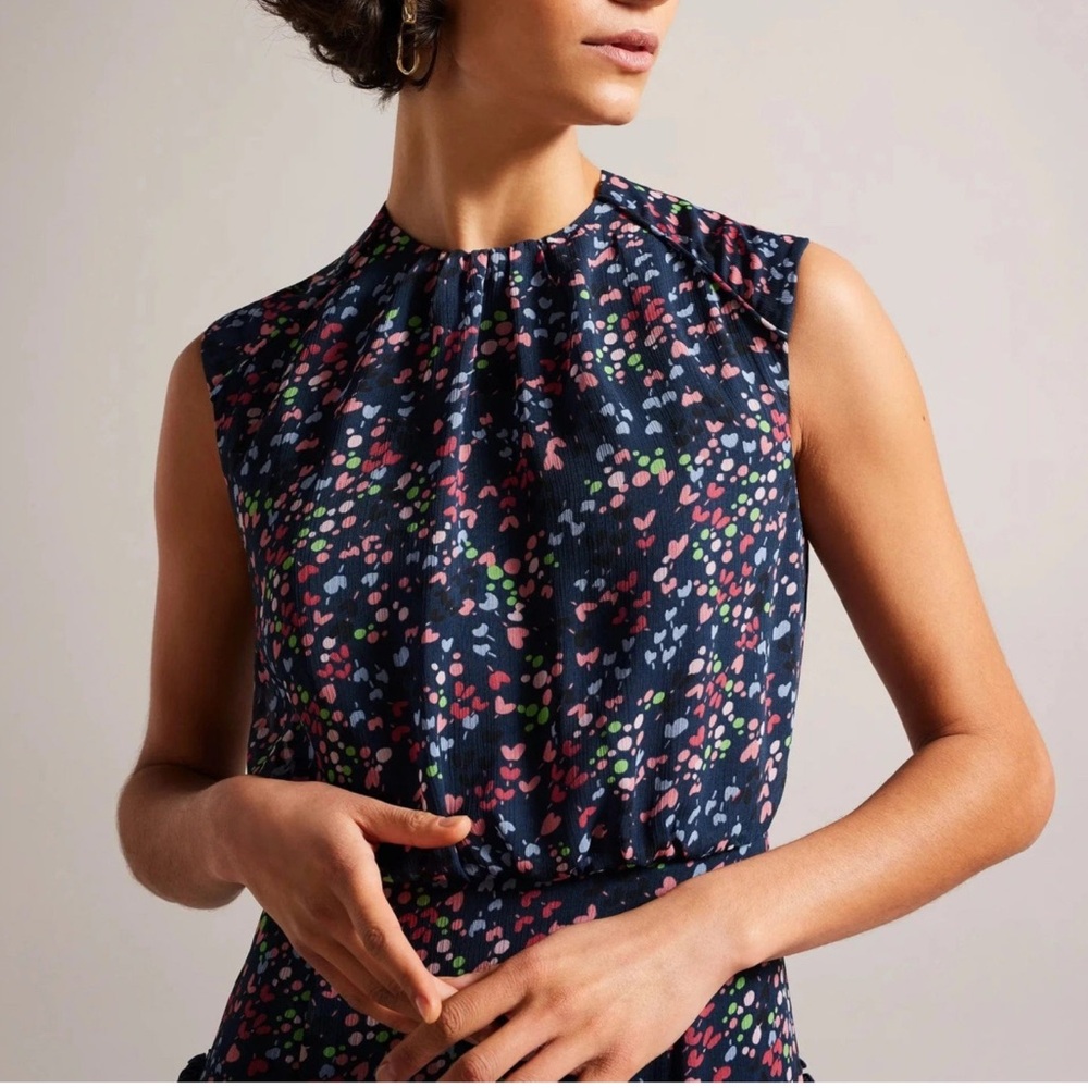 Ted Baker Multicolor Patterned Dress - Picture 2 of 8